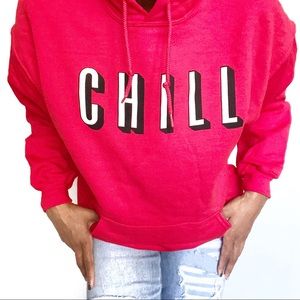 SALE - Cozy Unisex CHILL Hoodie Sweatshirt
